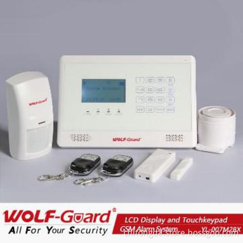 gsm sms door alarm security wireless system with Italian instruction
